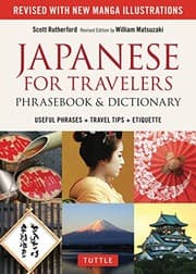 Tapa de Japanese for Travelers Phrasebook & Dictionary