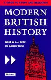 Tapa de Modern British history