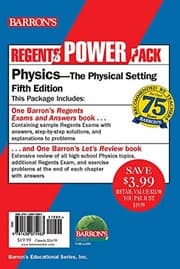 Tapa de Regents Physics Power Pack : Let's Review Physics +  Regents Exams and Answers