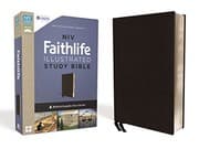 Tapa de NIV, Faithlife Illustrated Study Bible, Premium Bonded Leather, Black