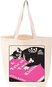 Tapa de A Tale of Two Kitties Cat Tote