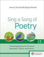 Tapa de Sing a Song of Poetry, Grade 1, Revised Edition