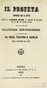 Tapa de Il profeta