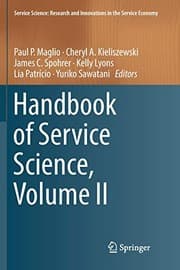 Tapa de Handbook of Service Science, Volume II