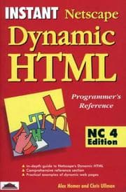 Tapa de Instant Netscape dynamic HTML, NC4 edition