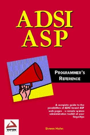 Tapa de ADSI ASP Programmer's Reference