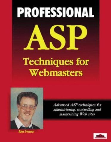 Tapa de Professional ASP techniques for Webmasters