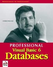 Tapa de Professional Visual Basic 6 databases