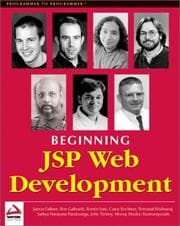 Tapa de Beginning JSP web development