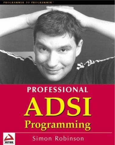 Tapa de Professional ADSI Programming- Active Directory Services Interface