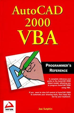 Tapa de AutoCAD 2000 VBA Programmers Reference