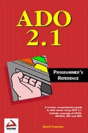 Tapa de ADO 2.1 programmer's reference