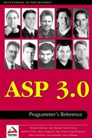 Tapa de ASP 3.0 programmer's reference