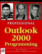 Tapa de Professional Outlook 2000 programming