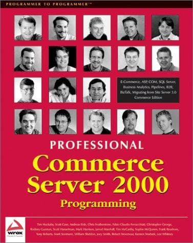 Tapa de Professional Commerce Server 2000