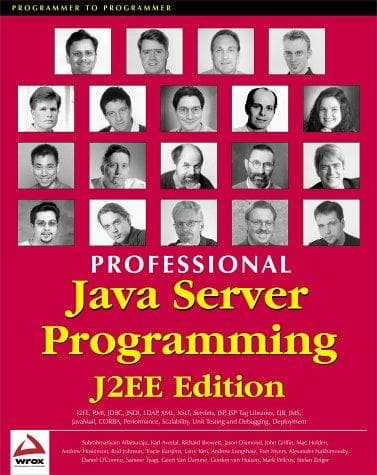 Tapa de Professional Java Server Programming J2EE Edition