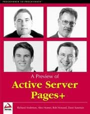 Tapa de A preview of Active server pages+