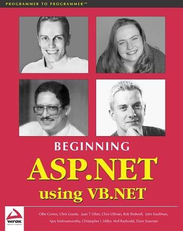 Tapa de Beginning ASP.NET Using VB.NET