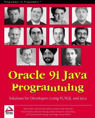 Tapa de Oracle 9i Java Programming