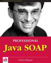 Tapa de Professional Java SOAP
