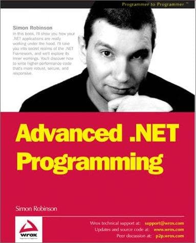 Tapa de Advanced .NET Programming