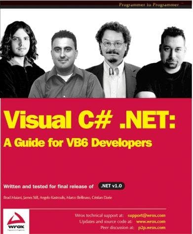 Tapa de Visual C# .NET
