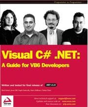 Tapa de Visual C# .NET