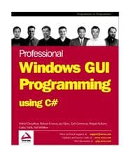Tapa de Professional Windows GUI Programming Using C#
