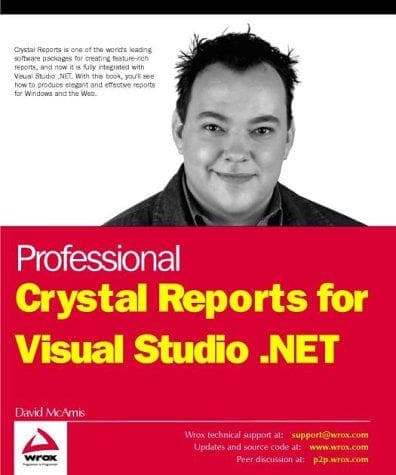 Tapa de Professional Crystal Reports for Visual Studio .NET
