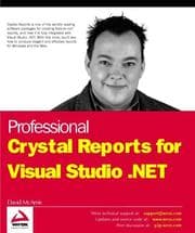 Tapa de Professional Crystal Reports for Visual Studio .NET