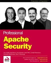 Tapa de Professional Apache Security (Programmer to Programmer)