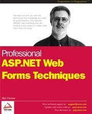 Tapa de Professional ASP.NET Web Forms Techniques
