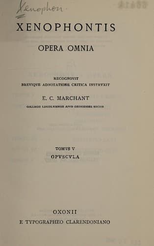 Tapa de Xenophontis opera omnia