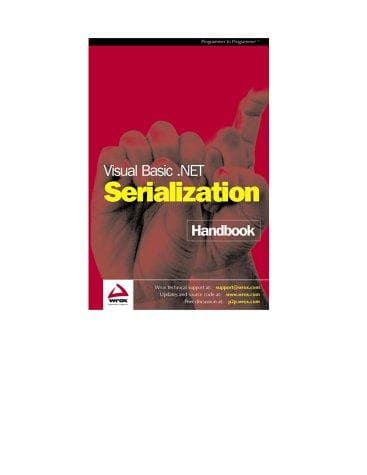 Tapa de Visual Basic .NET serialization handbook