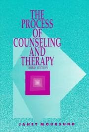 Tapa de Process of Counseling and Therapy, The