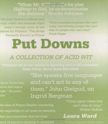 Tapa de Book of Put Downs