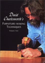 Tapa de David Charlesworth's Furniture-Making Techniques Volume Two