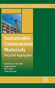 Tapa de Sustainable Construction Materials