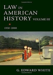 Tapa de Law in American History, Volume III