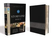 Tapa de NIV, Storyline Bible, Leathersoft, Black, Comfort Print