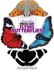 Tapa de Beautiful Press-Out Flying Butterflies