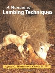 Tapa de A manual of lambing techniques