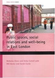 Tapa de Public spaces, social relations and well-being in east London