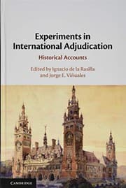 Tapa de Experiments in International Adjudication