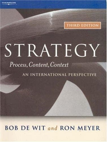 Tapa de Strategy--process, content, context