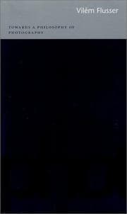 Tapa de Towards a philosophy of photography