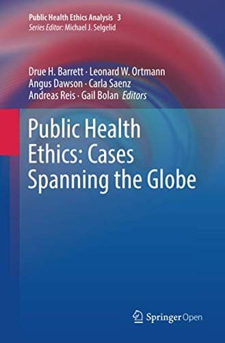 Tapa de Public Health Ethics