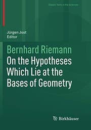 Tapa de On the Hypotheses Which Lie at the Bases of Geometry