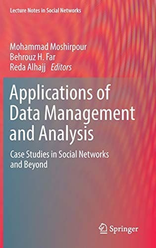 Tapa de Applications of Data Management and Analysis