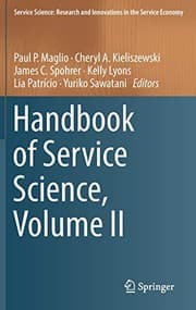 Tapa de Handbook of Service Science, Volume II